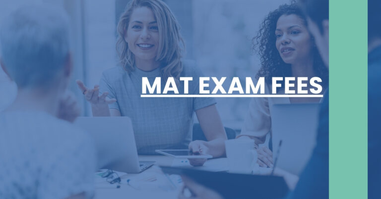MAT Exam Fees Feature Image