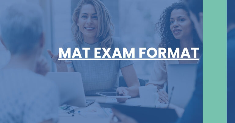 MAT Exam Format Feature Image