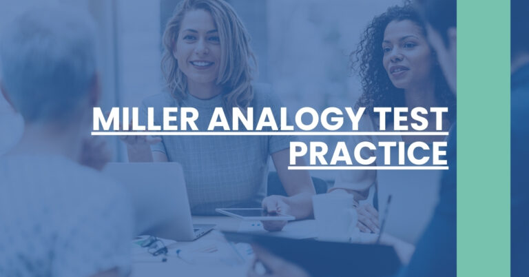Miller Analogy Test Practice Feature Image